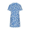 thumbnail image 4 of Vestidos de Verano de Mujer Cuello Redondo Manga Corta Impreso, Ligero Y Cómodo Vestidos Casuales para Mujeres, 4 of 8