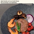 thumbnail image 3 of Placa Antiadherente Para Parrilla De Barbacoa Coreana, Plancha Redonda De Aluminio Para Huevos Cocidos, Filetes De Pollo Con Aislamiento Térmico, Revestimiento De Piedra Maifan, 3 of 7