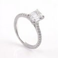 thumbnail image 4 of Cora Jewellery 2.25CT Emerald Cut Moissanite Engagement Ring For Women, 14K Rose Gold, 4 of 6