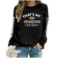 thumbnail image 4 of Women Game Day Sweatshirts Novelty Football Printed Long Sleeve Crew Neck Tops 2025 Fall Fashion Casual Classic Fit Blouses, 4 of 4