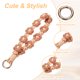 thumbnail image 3 of Uxcell 2 Pcs Correa para Muñeca de Teléfono con Puntos de Sujeción, Pulsera Lanyard para Teléfono Celular Hecha a Mano para Mujeres y Niñas, Rosa Profundo, 3 of 7