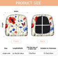 thumbnail image 3 of Pioneer Flower Seat Covers for Dining Room Chairs Set Of 4,Stretch Printed Washable Chair Seat Cover with Elastic Ties and Button,Removable Waterproof Couch Cushion Covers, 3 of 6