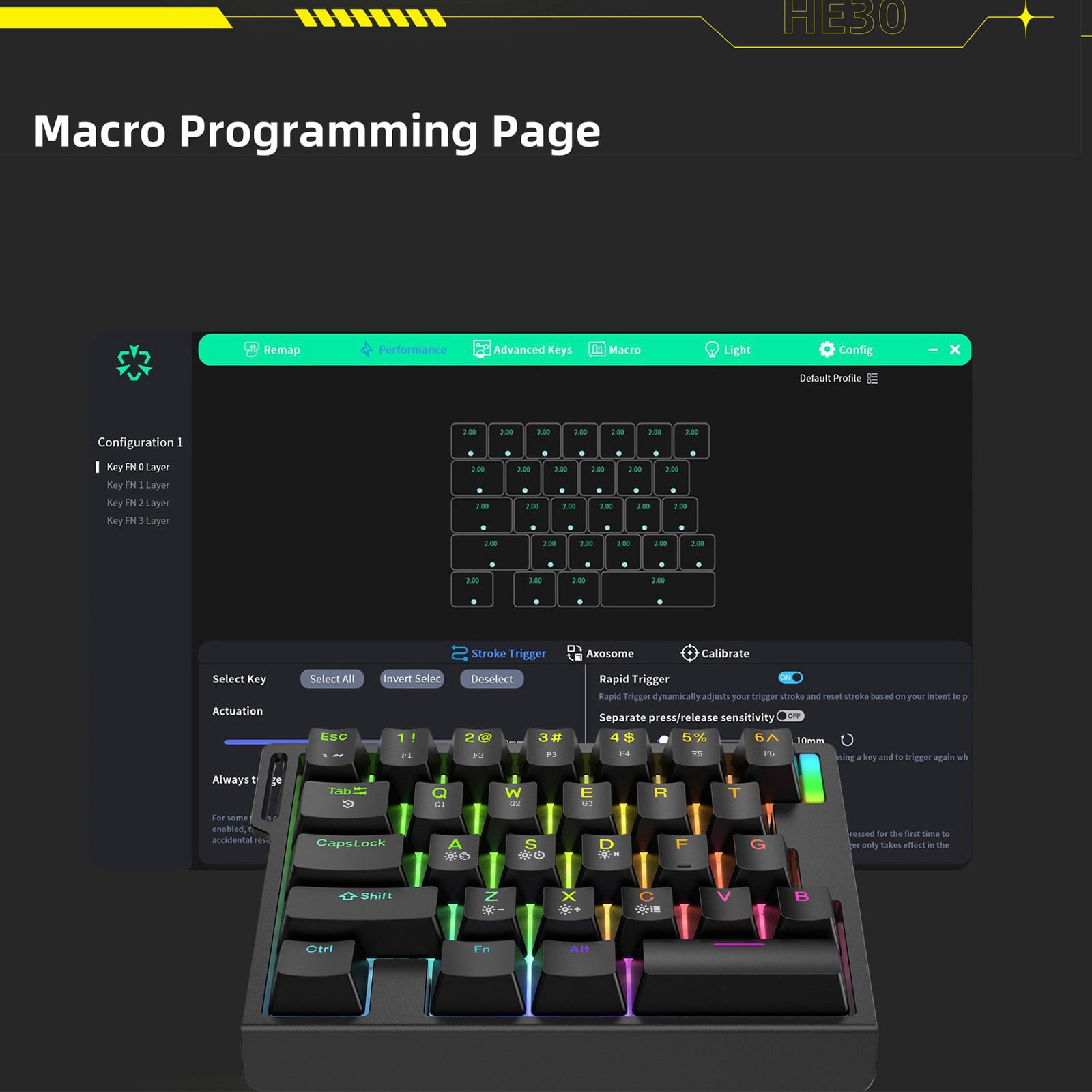 Switches Keyboard Backlit Hot Swappable Gaming Mechanical Single Handed Keyboard Replacement
