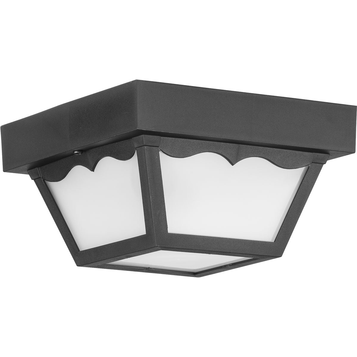 One-Light 8-1/4" Flush Mount for Indoor/Outdoor use