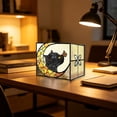 thumbnail image 6 of Stained Glass Cat Flower Pot,Handmade Cute Pots for Plants, Room and Office Decoration Glass Container Storage,Indoor Plant Pots with Drainage,Plant Gifts, 6 of 7