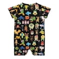 thumbnail image 2 of Unisex Short Sleeve Italian Animal Brainro Bodysuits Multi-size Outfit 3-24 Months Shower Gift, 2 of 8
