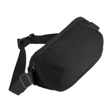 LeeQinersw Portable Speaker Bag Adjustable Strap Multipurpose Lightweight Carrying Case Black