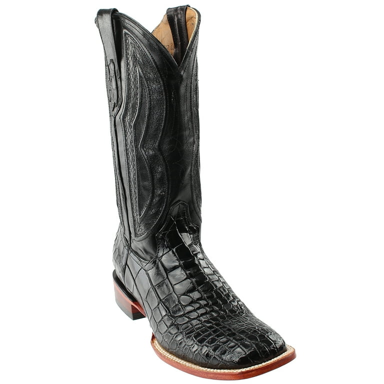 Black crocodile cowboy boots new arrivals