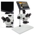 thumbnail image 4 of Trinocular Microscope Camera, 16MP Images Practical 10.1 Inch LCD Screen Trinocular Stereo Microscope 3.5X-50X  For Jewelry, 4 of 8