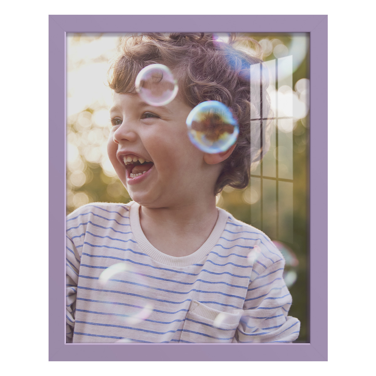 Modern Real Wood 11x14 inch Picture Frame in Violet
