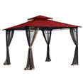 thumbnail image 1 of Garden Winds Replacement Canopy Top Cover for the Bamboo Look Gazebo - Cinnabar, 1 of 9