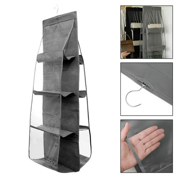 SEWCHICS Grey Water-Resistant Multifunctional Hanging Bag for Home Use, Organizer Storage, 1 Piece