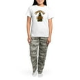 thumbnail image 4 of CafePress - Christmas Queen Women's Light Pajamas - Women's Short Sleeve Print T-Shirt and Pants Light Cotton Pajama Set, 4 of 7