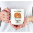 thumbnail image 3 of Koyal Wholesale Funny Food Pun 11oz. Ceramic Coffee Tea Mug, Pancake, 3 of 5