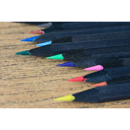 Canvas Print Colored Pencil Pencils Color Pencil Colored Pencils Stretched Canvas 10 x