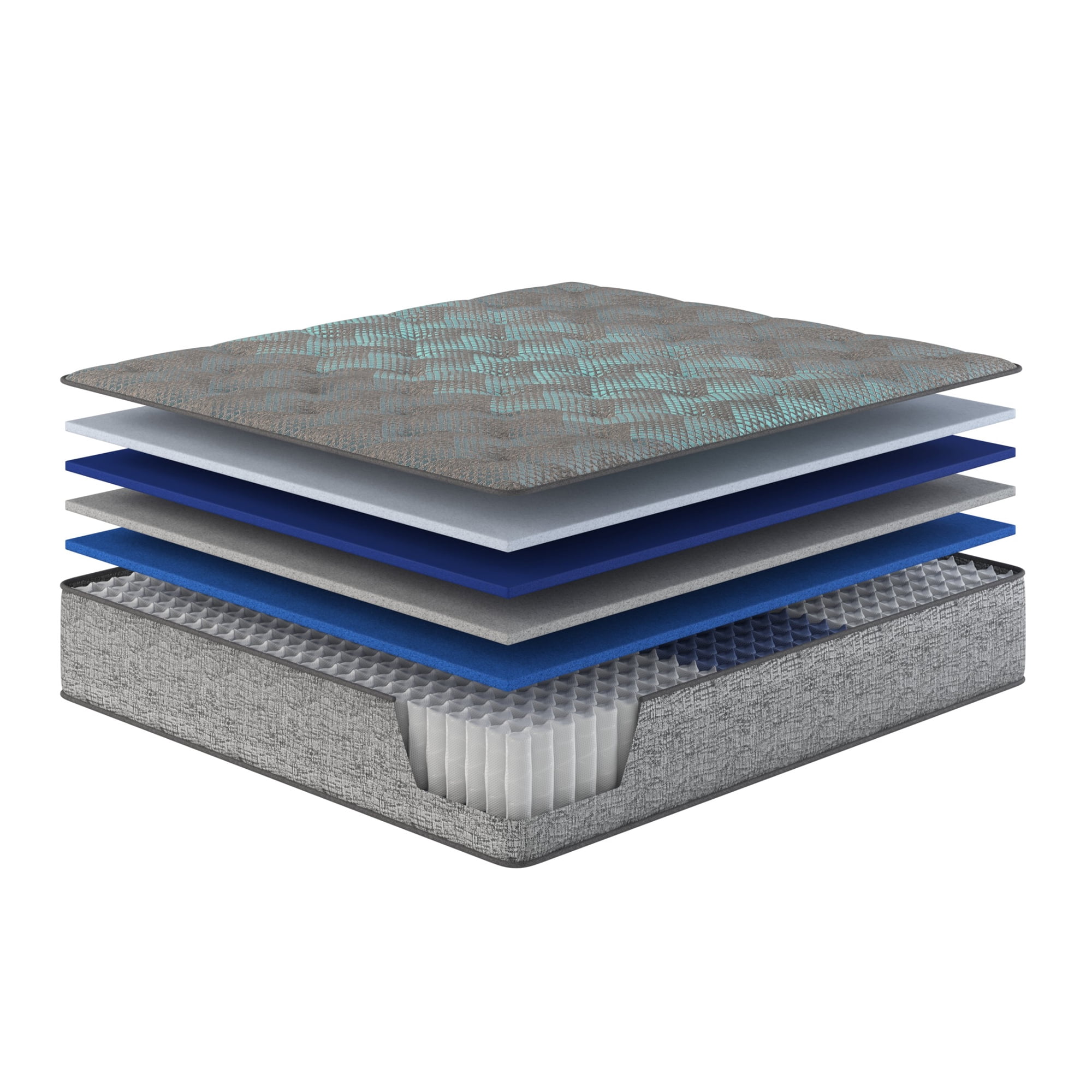 Restonic Comfort Care 11" Hybrid Mattress, Individual Pocketed Coil Mattress , Medium Comfort, King