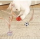 thumbnail image 4 of Feather Elastic Balls for Cats,Bouncy Ball Tails Cat Toy Set Stimulating Cat Toy, 4 of 5