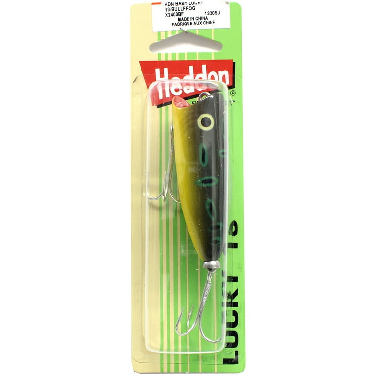 Heddon Lucky 13 5/8 oz Fishing Lure - Fluorescent Green Heddon Lucky 13 5/8 oz Fishing Lure - Fluorescent Green