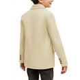 thumbnail image 4 of Boys Button-Down Turn Down Collar Casual Blazer Children Kids Jacket Coat, 4 of 5
