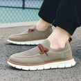 thumbnail image 5 of Tao Tao Breeze Shoes For Men Oxfords Lace-Up Lightweight Casual Walking Shoes Comfortable Dress Shoes For Men Fashion Casual Mesh Shoes Soft Sole Shoes Khaki 39, 5 of 6