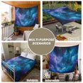 thumbnail image 6 of Starry Sky Large Tapestry for Bedroom Wall Hanging Tapestry,Modern Rustic Blue Purple Ombre Star Night Ceiling Backdrop Tapestries Poster Blanket Wall Decor for Teens Room Living Room Dorm 100" x 59", 6 of 8