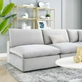 thumbnail image 5 of Sectional Sofa Set, Velvet, Light Grey Gray, Modern Contemporary Urban Design, Living Lounge Room Hotel Lobby Hospitality, 5 of 10