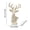 White, variant on Vintage Resin Deer Head Sculpture Home Decor Antler Bust Brown White 15.7 Inch