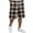 FD22_Khaki, variant on Resicozy Casual Plaid Shorts for Men 2026 Casual Relaxed Fit Drawstring Elastic Waist Shorts with Pockets Sky Blue S