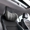 thumbnail image 6 of pvdgvd Memory Foam Car Neck Pillow Protective Lumbar Back Support Breathable Car Headrest Cushion Relieve Stress Car Seat Pillow Clearance Dark Gray, 6 of 6