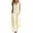 Yellow, variant on SimpleJoyi Women Striped Sleeveless V Neck Wide Leg Jumpsuit Button Front Pocket Relaxed Summer Romper