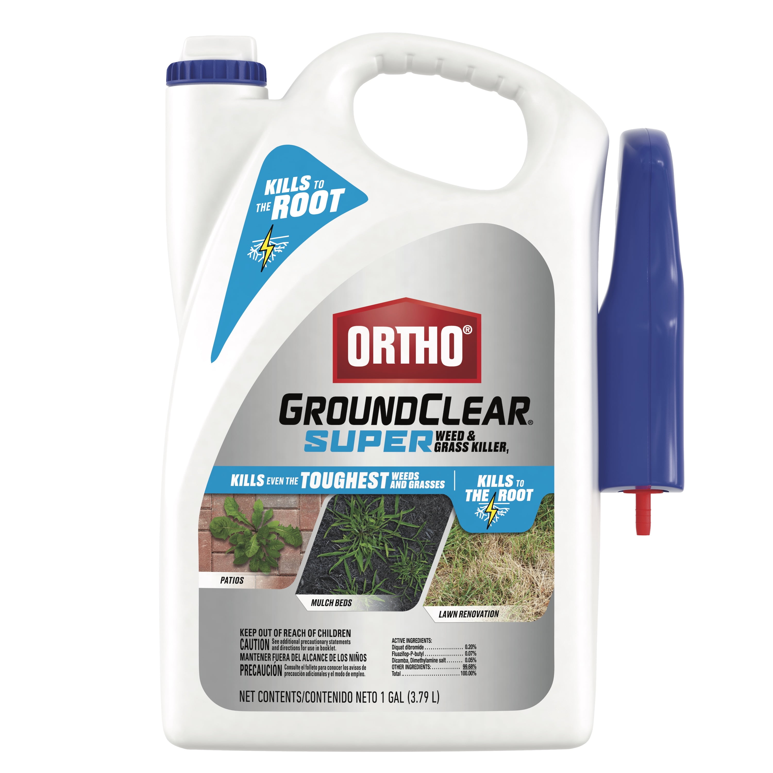 Ortho Groundclear Super Weed Grass Killer1 With Comfort Wand 1 Gal Walmart Com