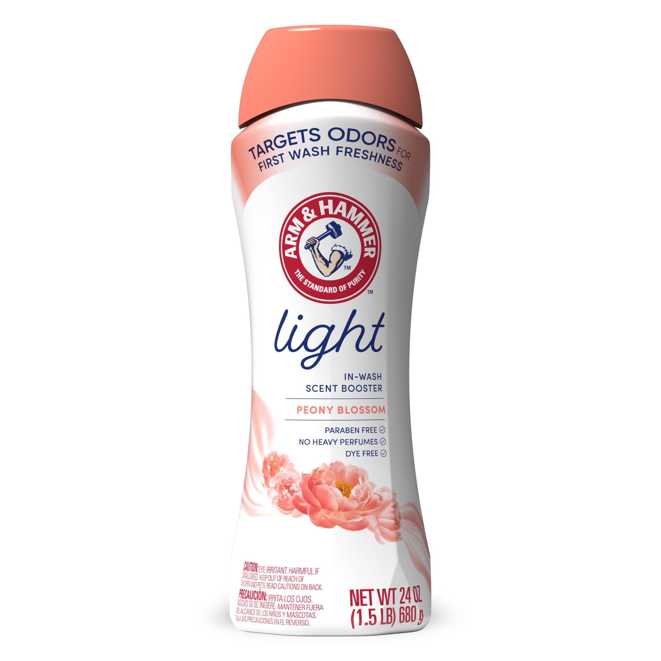ARM & HAMMER, Light In-Wash Scent Booster, 24 Oz, Peony Blossom