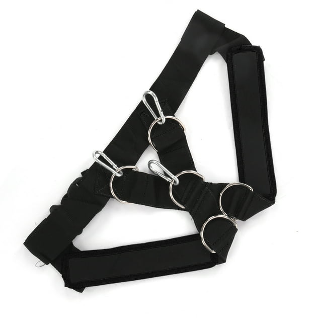 Gilet Harnais de Traîneau, Sangle d'Épaule Réglable pour Entraînement Physique pour Entraînement de Résistance Noir Bleu