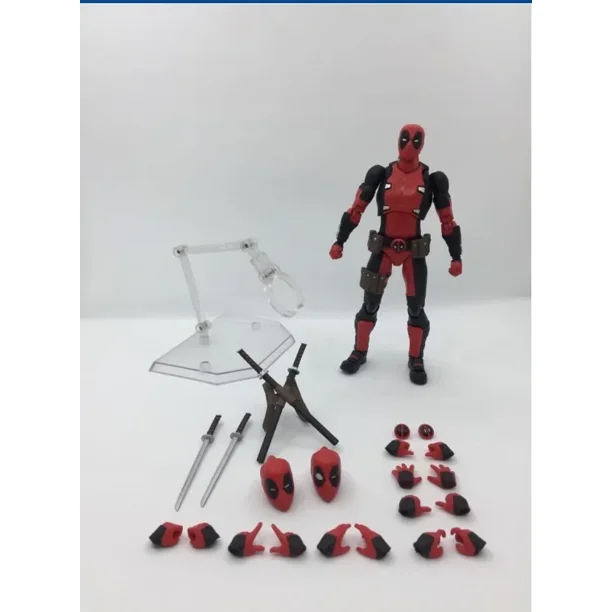 Marvel 16cm Mafex 082 x men Deadpool figura de accion version comica modelo coleccionable muneca de juguete Cool cumpleanos Festival regalos juguete Walmart en linea