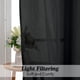 thumbnail image 4 of Crushed Textured Black Sheer Curtains 63 Inch Length 2 Panels Rod Pocket Window Sheer Light and Airy Panels Crinkled Design for Flat/Apartment, 51 W, 4 of 4