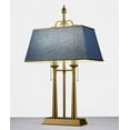 thumbnail image 3 of Pasargad Home Executive Stainless Steel Table Lamp with Shade, 3 of 5
