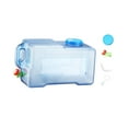 thumbnail image 4 of Camping Water Tank Water Storage Container Water Jug Sturdy Versatile Food Grade PC Material Large Opening for Picnic, Hiking, Family Travel 25 Liters, 4 of 9