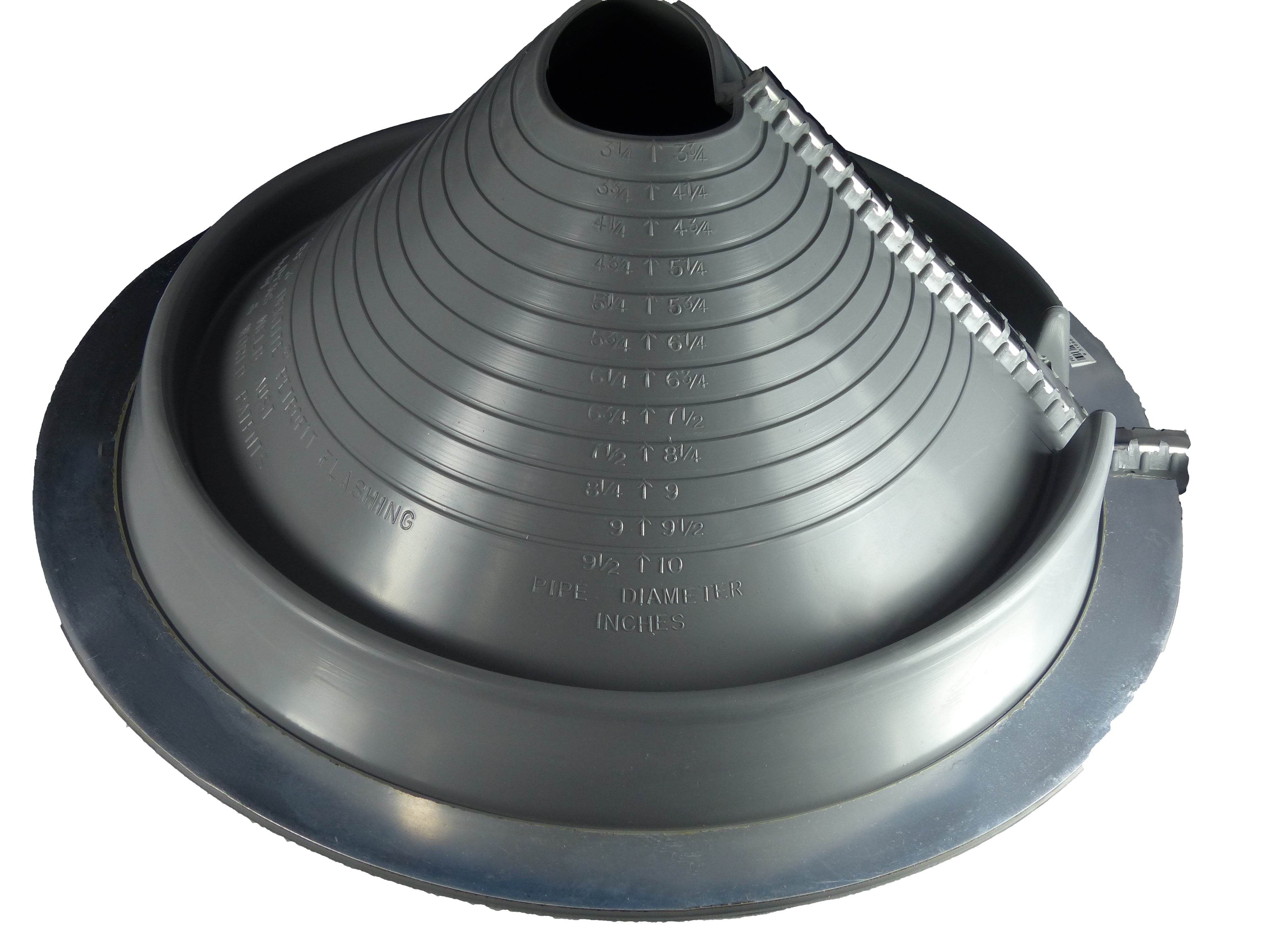 ROUND GRAY EPDM Flexible Pipe Flashing 