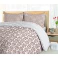 thumbnail image 5 of Ambesonne Brown Paisley Duvet Cover Sets, Vintage Fashion Folk, 2-Queen, Pale Chocolate and White, 5 of 6