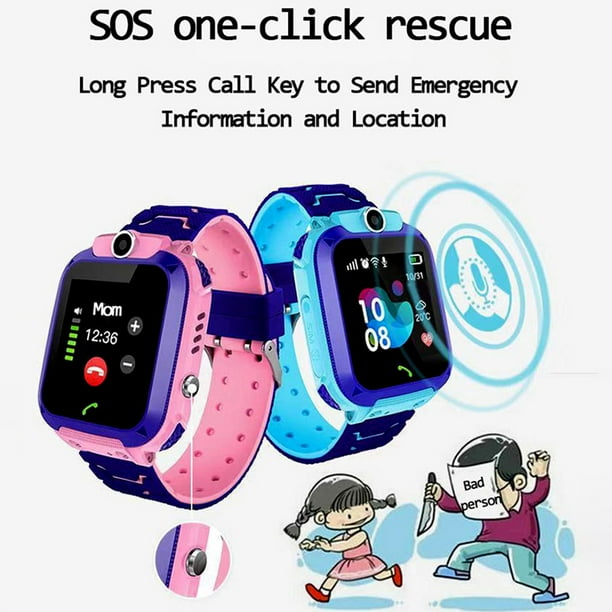 TFixol Q12 Kids Smart Watch IP67 Waterproof Children s Phone Watch Precise Positioning SOS One Key For Help Long Battery Life