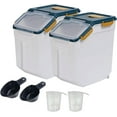thumbnail image 1 of Contenedor de almacenamiento de alimentos AnRui hermético de 11,34 kg con accesorios, 1 of 1