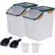 thumbnail image 1 of Contenedor de almacenamiento de alimentos AnRui hermético de 11,34 kg con accesorios, 1 of 1