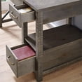 thumbnail image 5 of Steve Silver Dexter Distressed Brown Driftwood Lift-Top Desk, 5 of 5