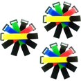 thumbnail image 1 of FYBTOF 72 Pcs Security Accessories Strap Straps Sticker Decorative Duct Tape Shoulder Strap Buckled Sticker Strap Straps for Luggage Professionals Barometer Suitcase Cable Tie-2921, 1 of 5