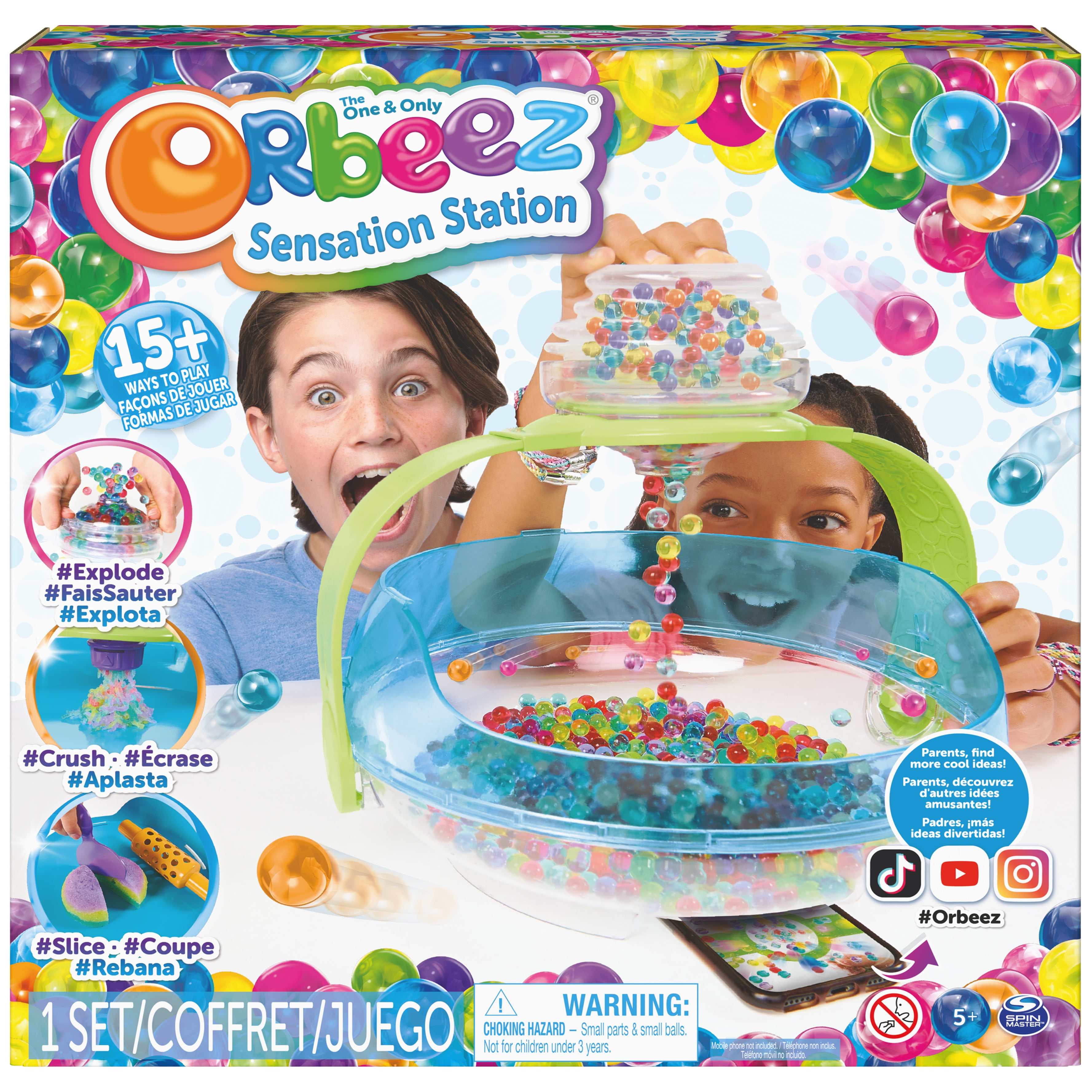 Orbeez Sensation Station, 2000 Water Beads, Includes 6 Tools and Storage