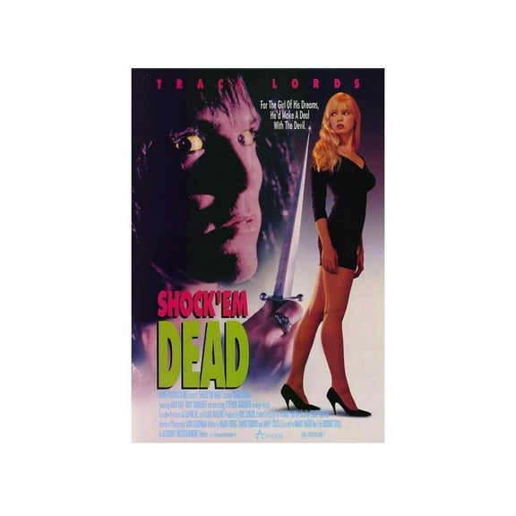Shock Em Dead Traci Lords Aldo Ray Movie Film Poster