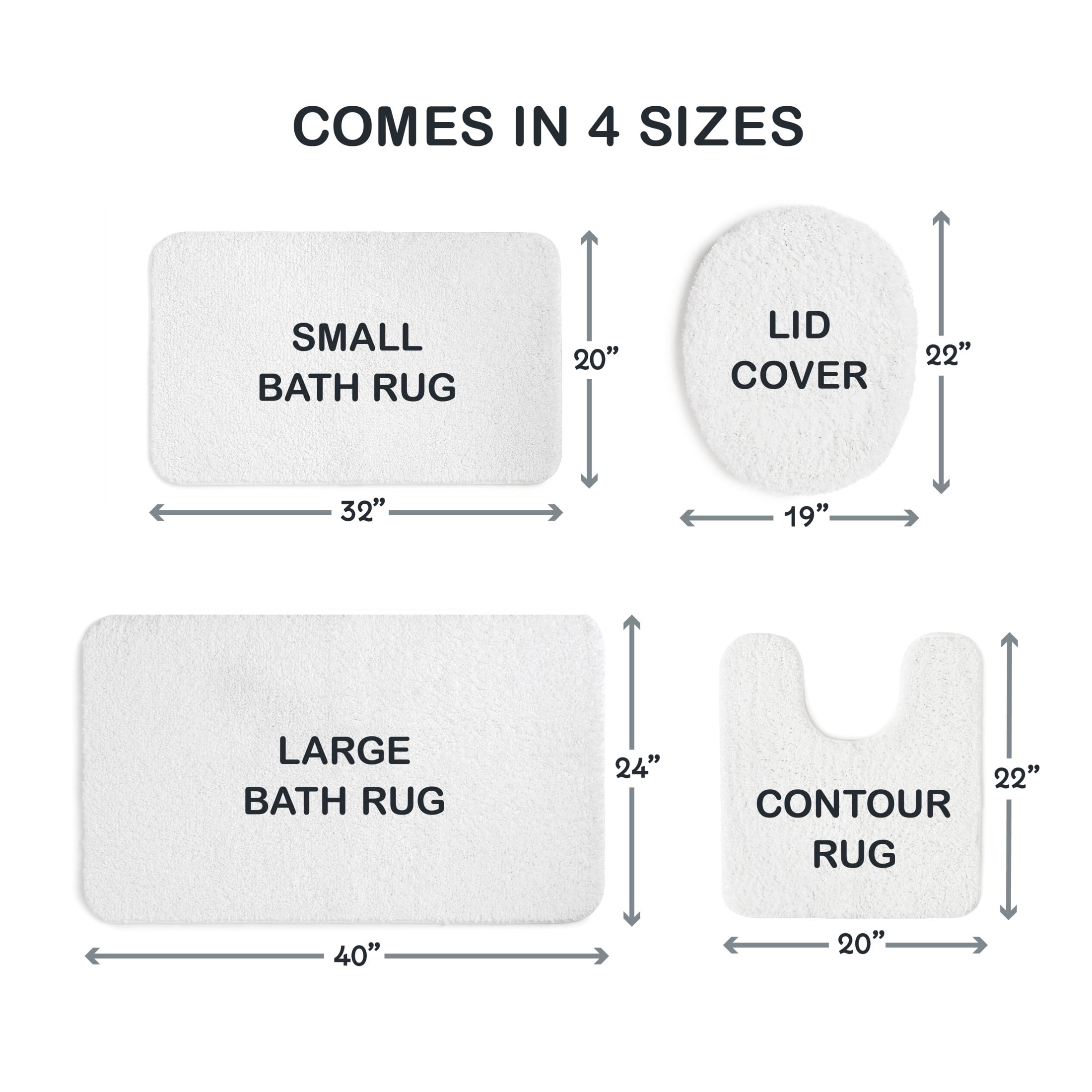 Mainstays Basic 2 Piece Polyester Bath Rug Set, 20 inch x 32 inch and 24 inch x 40 inch Bath Rug, Merlot Red, Size: 2 Piece (20 inchx32 inch and 24