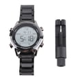 thumbnail image 2 of RELOJ DE PULSERA PARBRES, LED Night Ligh Alloy Band Aplicacia Multifuncional Amplia Vigilancia Para Clases digitales, 2 of 7