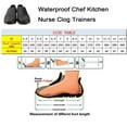 thumbnail image 6 of Unisex Chef Shoes - Non-Slip Kitchen Safety Shoes for Crews - Oil & Water Proof Work Boots - Lightweight, Wear-Resistant Catering Footwear for Restaurant & Food Service Professionals, 6 of 7