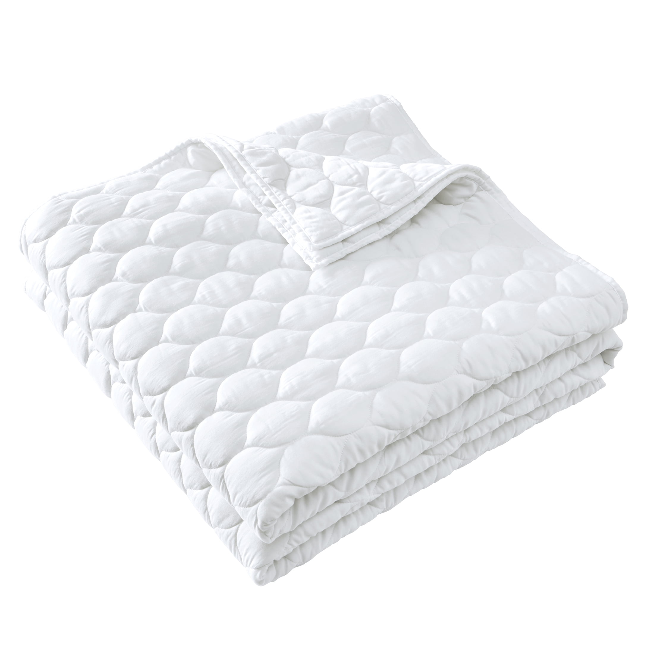 Better Homes & Gardens Tencel Quilt, White, Full/Queen, All Ages